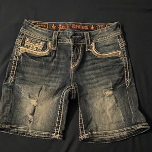 Rock revival shorts easy luz size 27